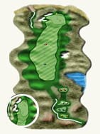King's Walk Golf Course — Hole #11 course diagram