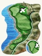 King's Walk Golf Course — Hole #16 course diagram