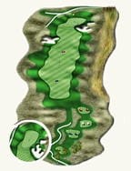 King's Walk Golf Course — Hole #5 course diagram