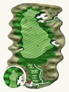 King's Walk Golf Course — Hole #7 course diagram